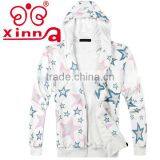 HOT SALES! Autumn OEM Promotional Mens Brand Star Full Printing Mans Hoody Jacket thumbnail-1