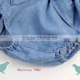 Denim Boutique Children's Clothing Bow Shorts Denim Shorts Girls Ruffle Shorts thumbnail-3