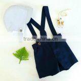 Suspender Shorts Baby Clothes Plain Color Apparel Kids Clothing Wholesale thumbnail-5