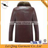 New Fashion Real Black Fur Jackets for Men thumbnail-4