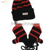 Custom Woolen Gloves Kids Winter Hat and Scarf Set thumbnail-2