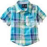 100% Ctn, Woven, Children Boys Short Sleeve Shit thumbnail-1