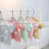 Girls Flowers Short - Sleeved All-match Kids Tshirts Cotton Children O-collar T - Shirt thumbnail-2