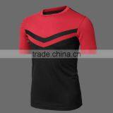 Summer Style Mens Athletic Sport T Shirt Short Sleeve Slim Fit Polyester Shirt thumbnail-5