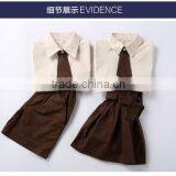 Juqian 2016 Quality School Uniform Factory Hot Sale Primary Kids Girls School Uniform Dress thumbnail-6