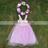 New Design 2015 Flower Girl Dress Girls White Dress Chiffon Girls Dress thumbnail-2