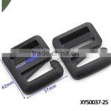 25mm 1inch Black POM Plastic Slider Rectangle Buckle Adjustable Buckle Bag Luggage Backpack Webbing Straps XY50037-25 thumbnail-1