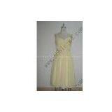 JA008 Bridesmaid Dress // Yellow Bridesmaid Dress//beige Bridesmaid Dress / / thumbnail-1