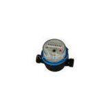 Single Jet Dry Type Plastic Residential Water Meters ,  Clear Reading and Easy Install