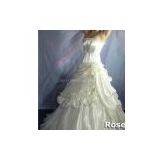 sell embroidery wedding dress，bridal gown and bridal wear
