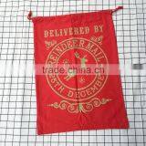 Wholesale Cheap Back Santa Super Cotton Sacks With Drawstring Christmas High Quality Canvas Gift Sacks Bags thumbnail-3