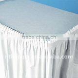 Scuba Rectangle Table Skirting and Table Skirts for Party Wedding Table Skirting