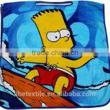 Kid's 100% Cotton Hooded Towel Printed Design Velour thumbnail-2