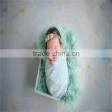 Cruly Round Felted Blanket Basket Filler Newborn Wool Blanket Backdrop Photography Porps Background Fully Wool Basket Stuffer