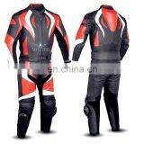 Motor bike Leather Suits/ Leather Motorbike Suit for Men