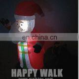 HI Lighting Inflatable Santa Claus With Gift Bag Christmas Decorations for Holiday thumbnail-1