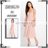 Latest Sweet Pink Prom Dress Fashion Lace and Chiffon Women Dresses