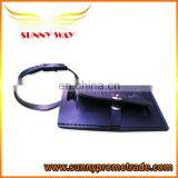 High Quality Black Leather Luggage Tags