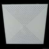 3d Wood Grain Clubhouse White Punched Aluminum Plate thumbnail-2