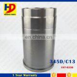 345D Forklift Engine Big Chrome Cylinder Liner Kit 197-9330