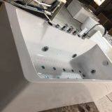 Foshan Factory Single Person Left Right Direction Massage Summer Whirlpool Indoor Bathtub Jacuzzi 1600-1700mm thumbnail-4