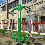 TUV Standard Body Building Exercise Training Sports Goods Street Workout Gym Machine Station Double Flat Walker Outdoor Fitness Equipment thumbnail-1