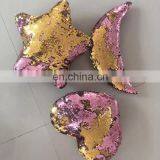 Custom Heart/Moon/Star Reversible Mermaid Sequin Throw Pillow Cover thumbnail-2