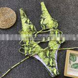 Leopard One Piece Transparent Bathing Suit Woman Swimming Bikini Girls Swimwear thumbnail-5