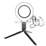 Desktop Mount 10 Inch 26cm LED Ring Light With Tripod Stand and Phone Clamp thumbnail-6