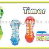 Reverse Flowing Hourglass, Round Shape LED Light Liquid Oil Hourglass thumbnail-4