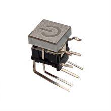 SPST Red LED 90 Deg Metallic Silver Round Cap Illuminated Tact Switch thumbnail-4