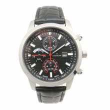 Titanium Case Genuine Leather Strap Fashion Man Watch Multi-function Watches thumbnail-5