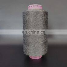 Dty Black Melange 150d/144f Sim Filament Polyester Yarn for Melange Fabric