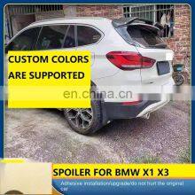 Rear Wing Universal Spoiler Auto Parts Carbon Fiber Car Custom FOR BMW X1 X3 thumbnail-2