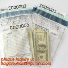 Tamper Evidence Bags With Barcode And Serial Number Bank Money Coin Deposit Change Security Bags thumbnail-4