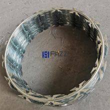 High Security Galvanized Concertina Barb CBT-60 45cm Diameter Galvanized Razor Wire thumbnail-3