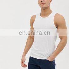 Wholesale 2022 Tank Tops 100% Cotton/Polyester Custom Gym Men's Fitness Tank Top thumbnail-5