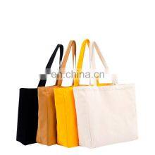 Custom Reusable Pouch the Eco Promotion Totebag Canvas Cotton Tote Shop Bag With Custom Print Logo