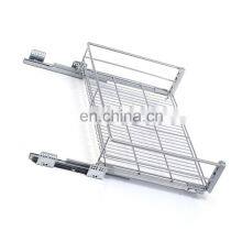 Kitchen OEM Steel Stainless Surface Technical Flat Support Pull Basket thumbnail-2