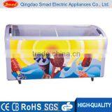 538L Mobile Horizontal Glass Door Freezer in Dubai
