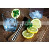 430 Stainless Steel Bar&ice&drink & Cocktail Muddler With Stainless Steel Straws thumbnail-5