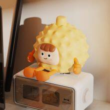 EGOGO Portable Dimmable Usb Silicone Night Lamp Children Durian Shape Led Night Light for Baby Room thumbnail-6