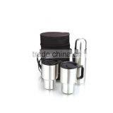 Promotion Gift Sets Stainless Steel Vacuum Flask and 2 Pieces Coffee Cups thumbnail-6