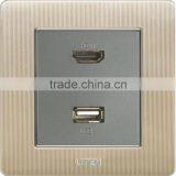 USB+HDMI Socket, USB Socket thumbnail-1