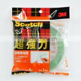 DOUBLE SIDED TAPE MADE IN JAPAN WITH SUPER ADHESIVE USED FOR METAL AND PLASTIC AND GLASS.