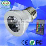 3w E27 Rgb Led Spotlight Christmas Decoration Ceiling Hanging Light Wireless ir Remote Controller thumbnail-1