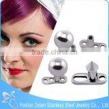 Body Piercing Jewelry Titanium Crystal Dermal Anchor Piercing Jewelry thumbnail-3