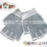 FTSAFETY 7G Poly-cotton nature white String Knit HALF FINGER Gloves With PVC Dots for Safety
Quality Choice