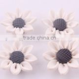 Cheapest !!Newest fake flower beads! clay flower beads!! Soft Porcelain flowers in bulk!!!
