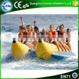 Hot sale inflatable banana boat, inflatable floating banana boat, inflatable boat fishing for water park